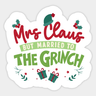 Mrs Claus Sticker